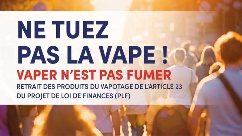 Manifestation nationale pour défendre la vape